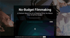 Desktop Screenshot of nobudgetfilmmaking.com